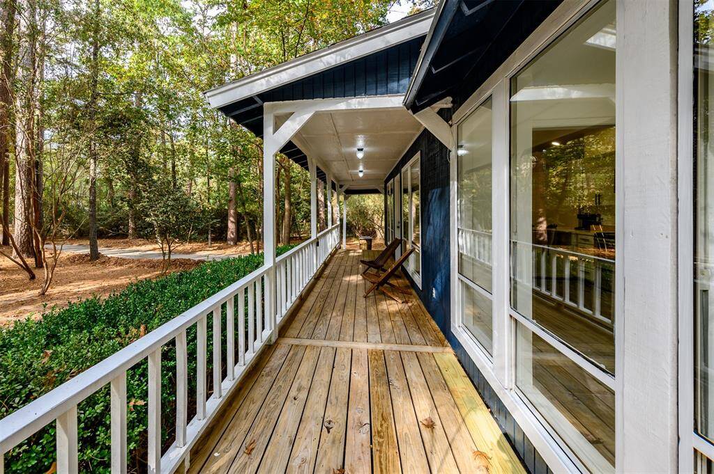 Front of the house wrap around porch