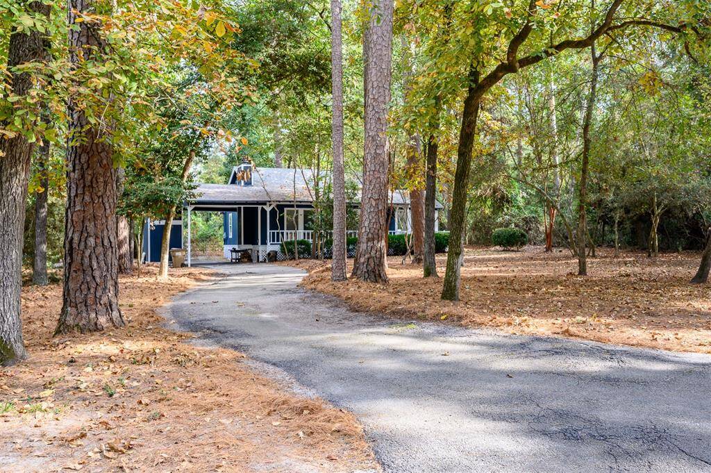 Home tucked away on your private lot