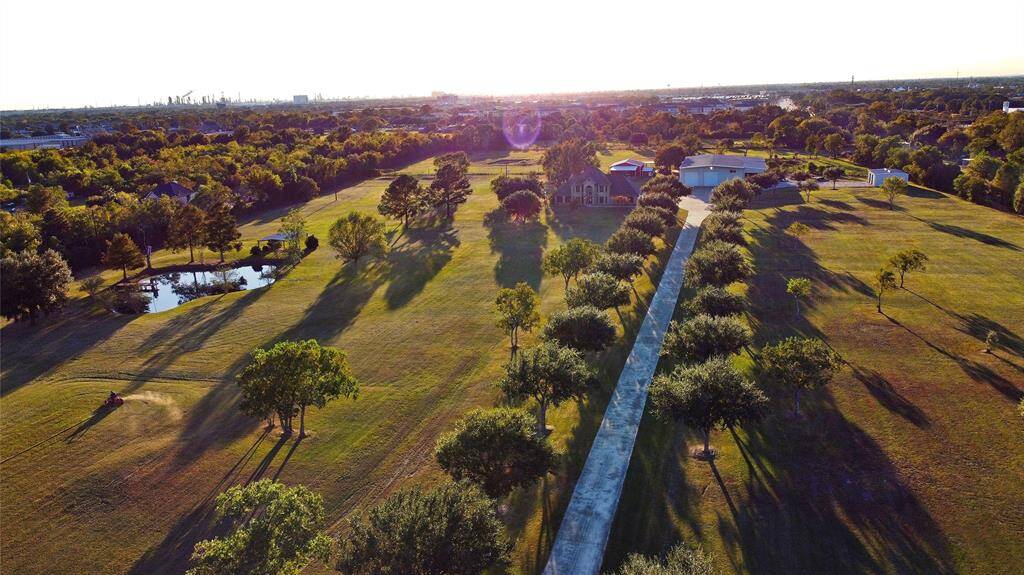 Tree lined entry