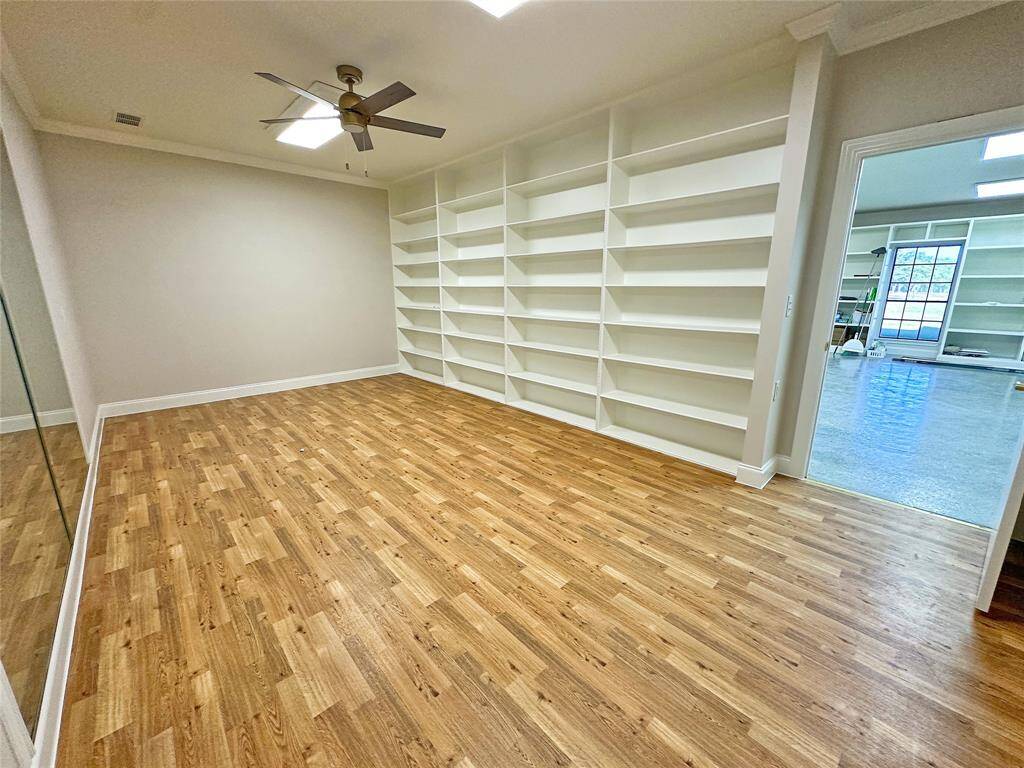 Office / Study with view to garage