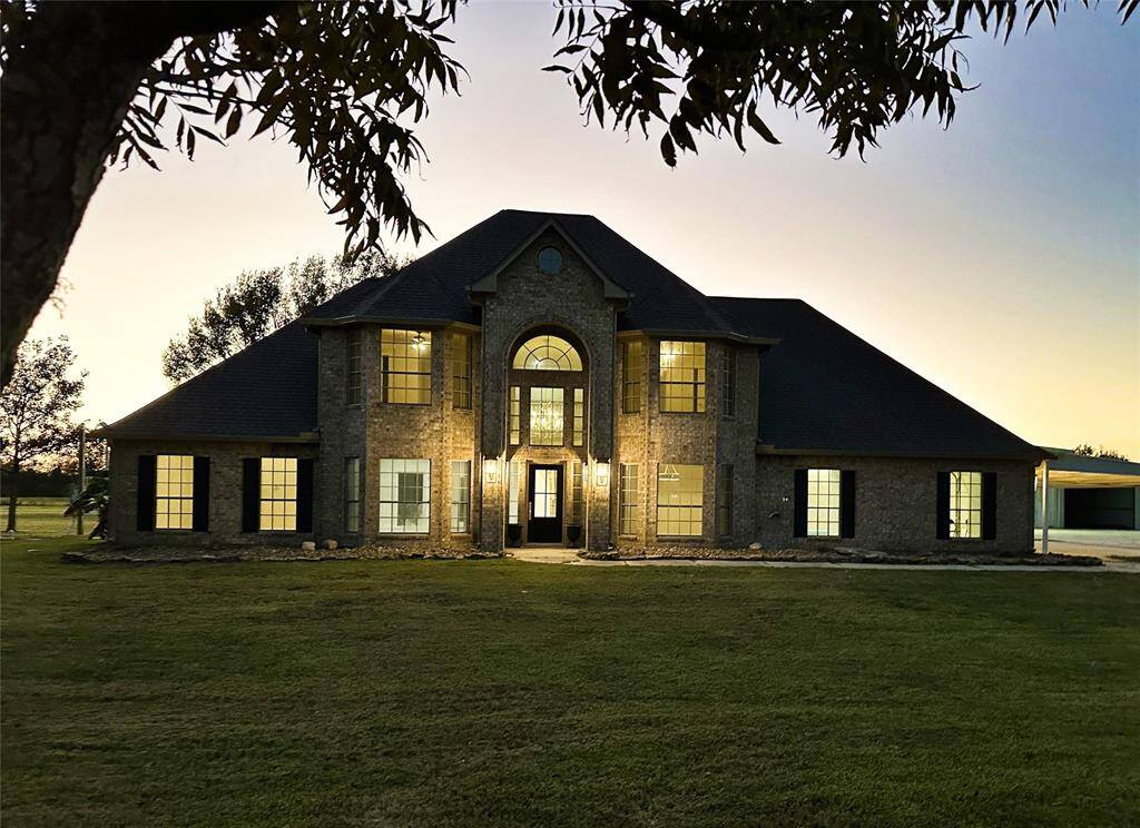 House at sunset