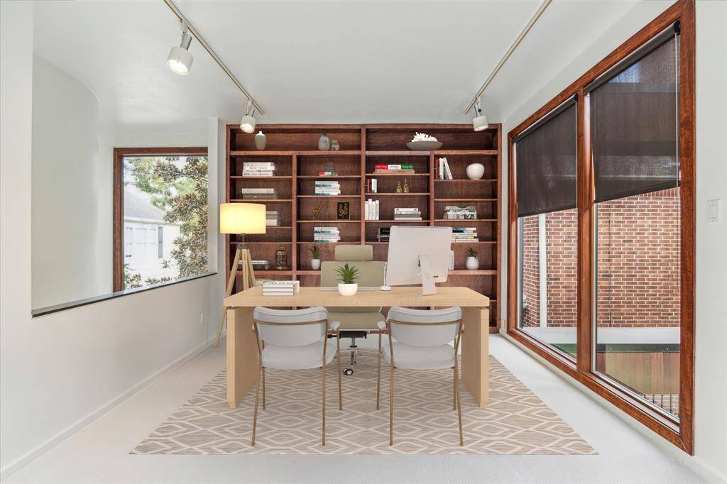 The upstairs office. Virtually staged.
