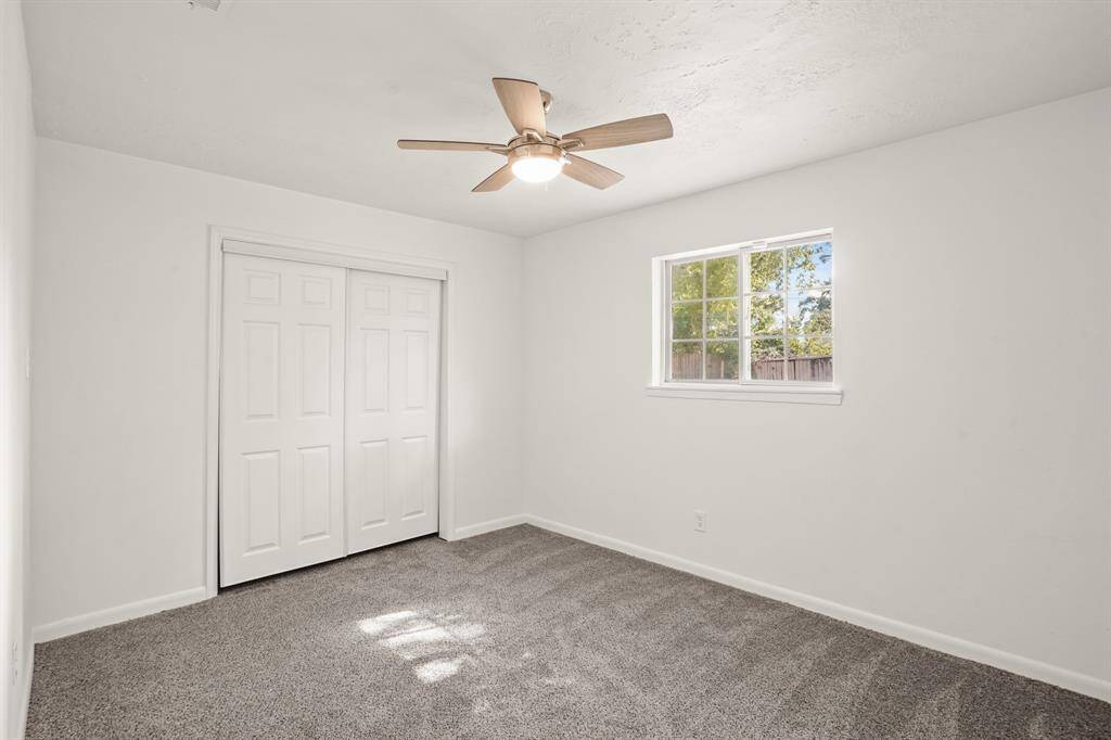 Whether used as a guest room or for the growing family, this bedroom is designed to be a restful escape.
