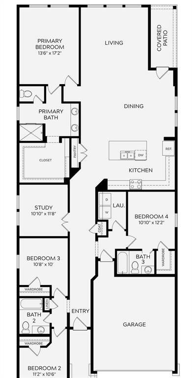 Surprisingly expansive floorplan! Perfect for home office, extended-stay guests, entertaining large group of family and friends.