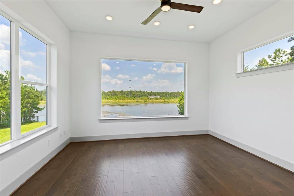 2nd floor flex space currently set up as a comfortable & casual entertaining space.