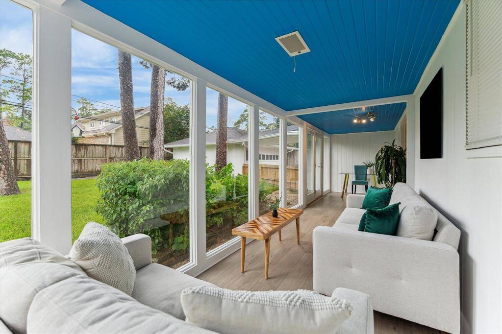 Alternate view of this cozy room, flooring to match rest of home (2021). This rom could be used as an office, playroom or just a cozy place to have your morning coffee