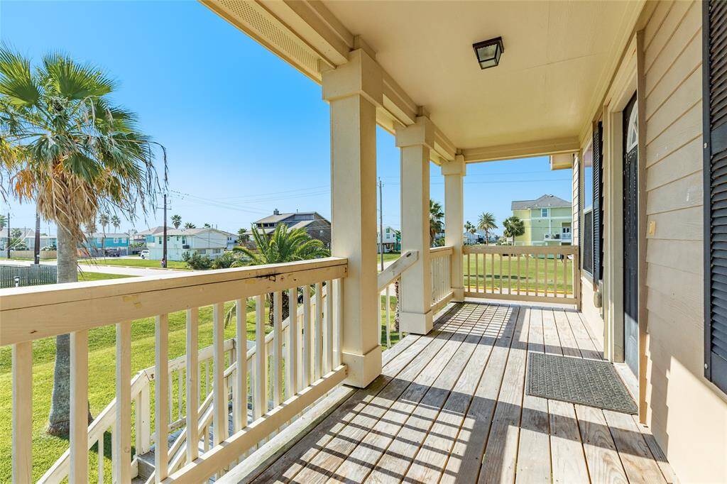 Inviting front porch
