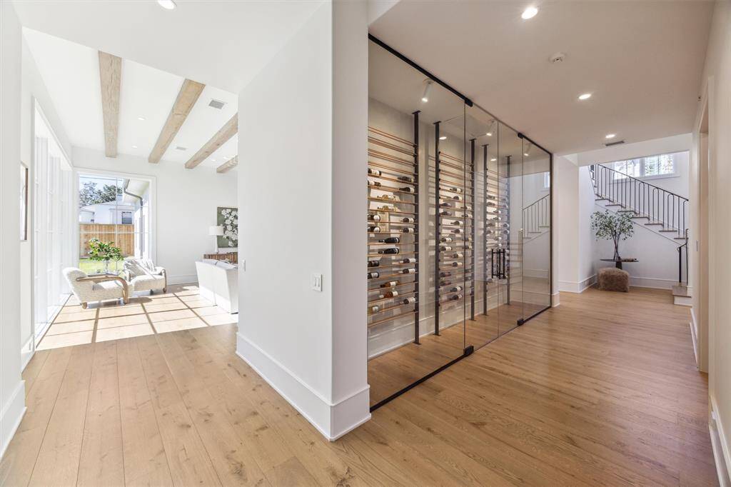 Climate controlled walk in wine storage