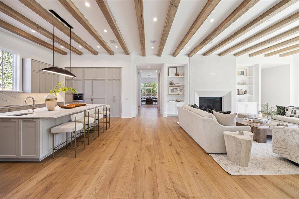 Large walk in pantry with hidden entrance