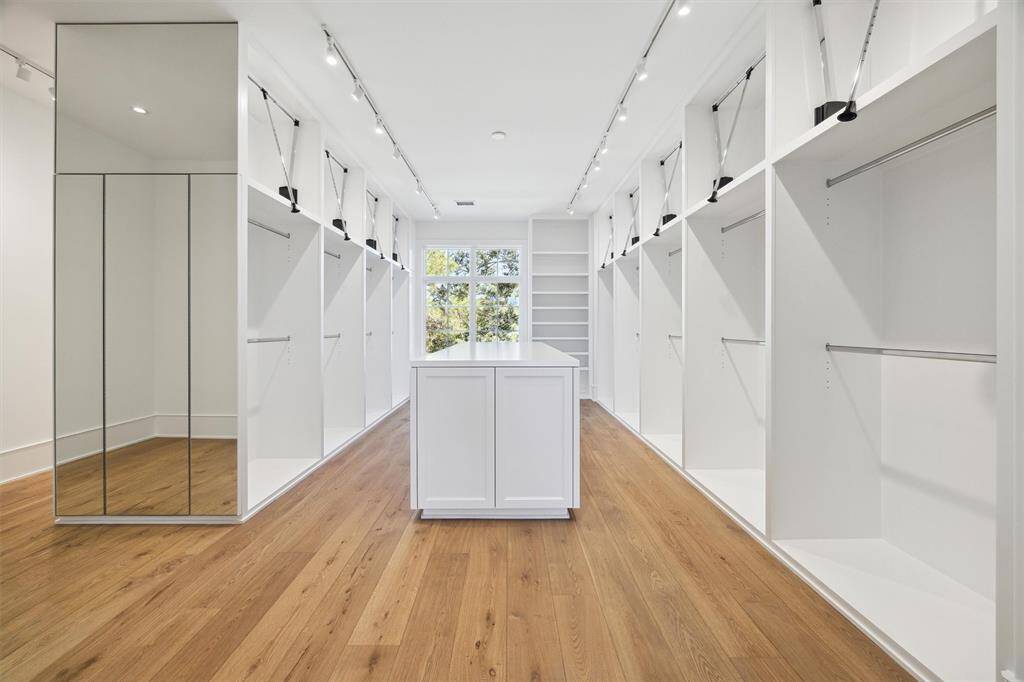 Primary closet