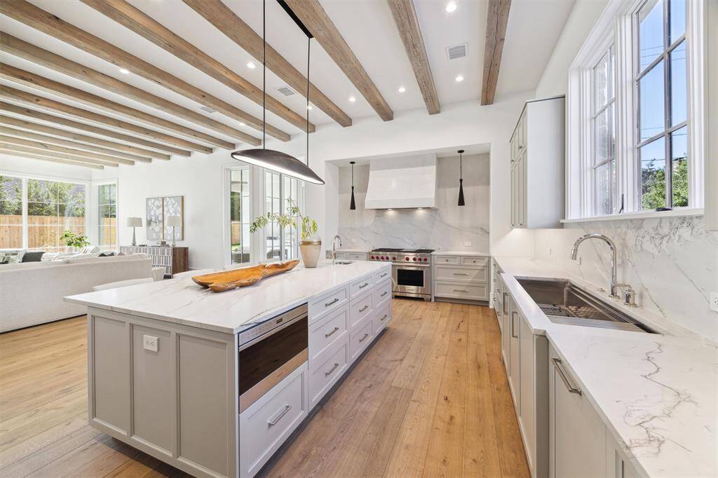 Marble countertops and back splash