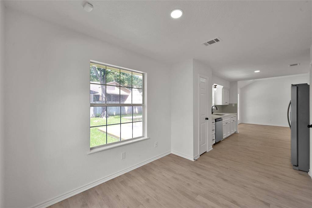 Another view of the large Breakfast nook/eat-in kitchen area. This area flows perfectly into the kitchen.