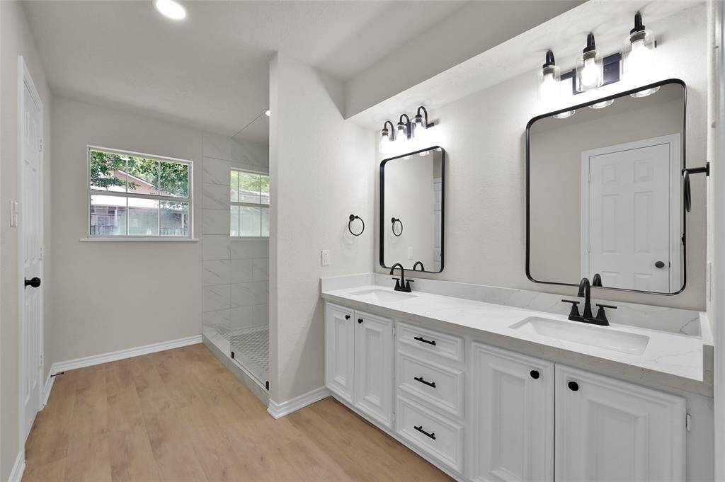 Step into the epitome of luxury and elegance with this fully remodeled primary/master bathroom, deigned to offer a spa-like retreat in the comfort of your own home!