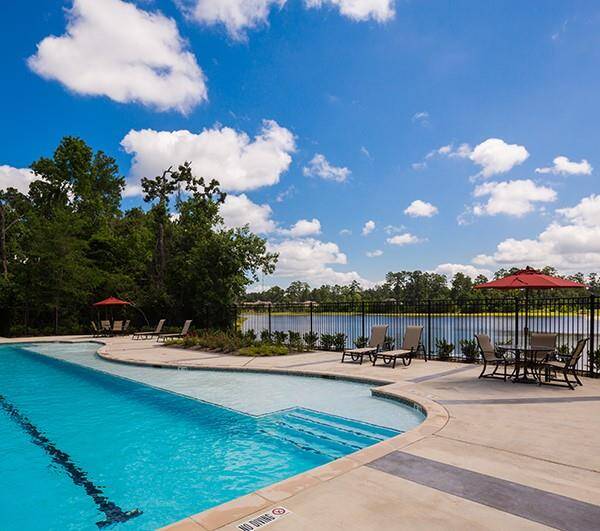 In addition to the beautiful pool, the Recreation Center area includes a playground and boat launch.