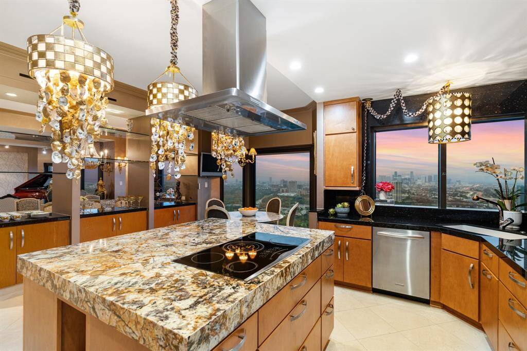 Enjoy Downtown views from your kitchen sink.