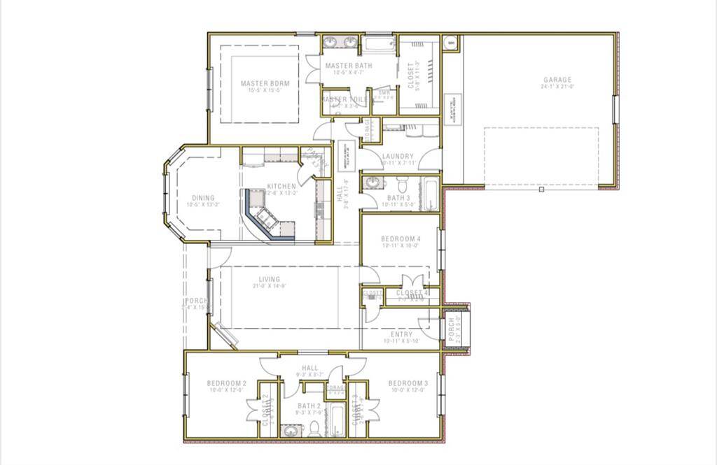 Floor plan of your new home!