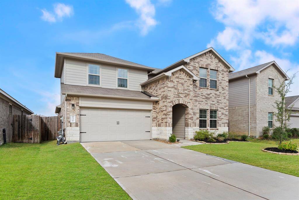 Stunning brick and stone elevation, offering timeless charm and durability.