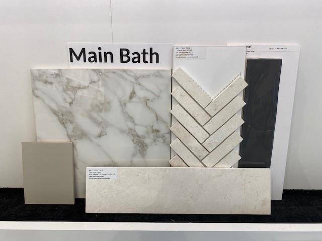 Main Bath Design Selections