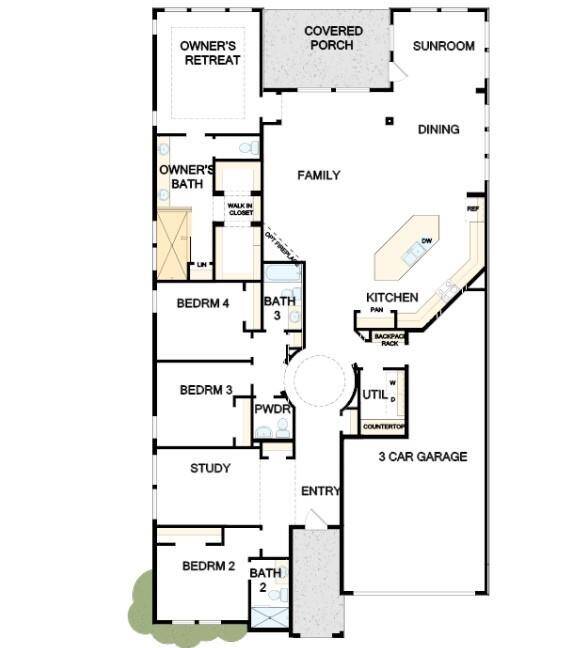 The success of a floor plan is the way you can move through it…You’ll be amazed at how well this home lives…We call it traffic patterns.