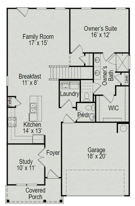 The Waring III- First Floor Plan