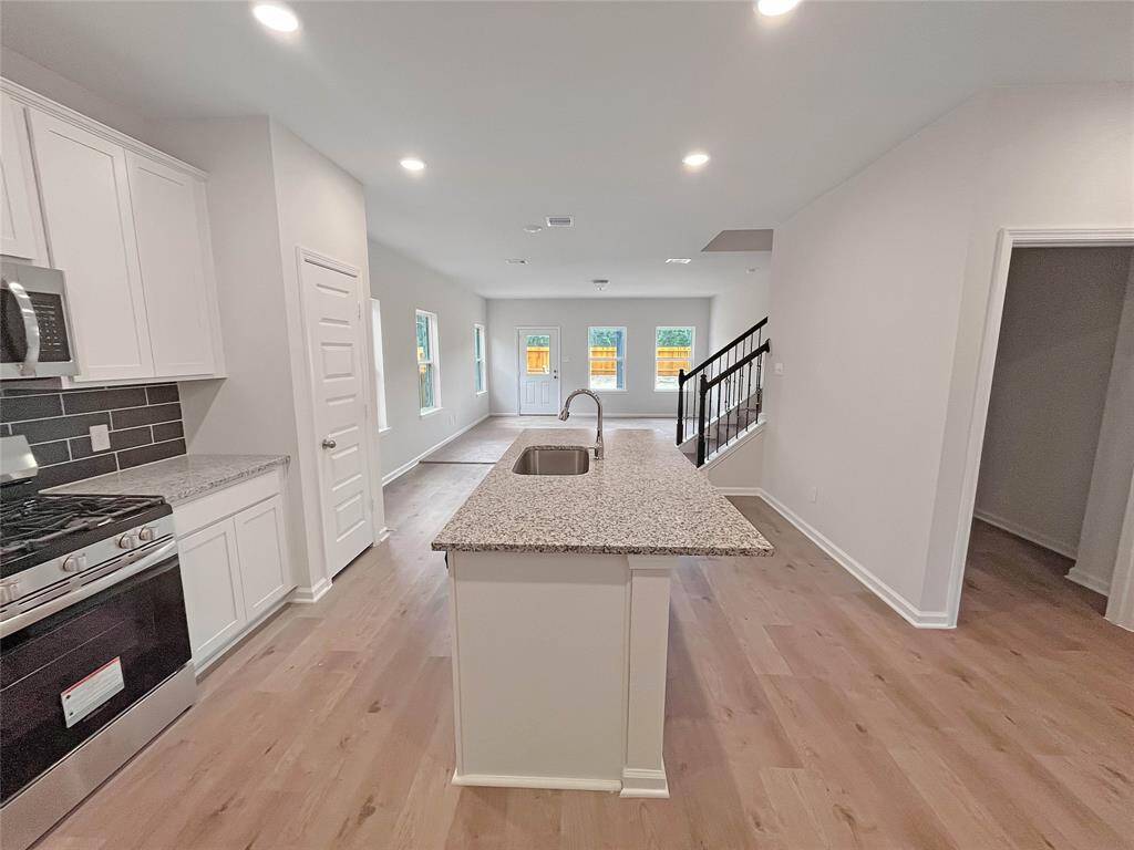 The Waring III- Kitchen into Family Room