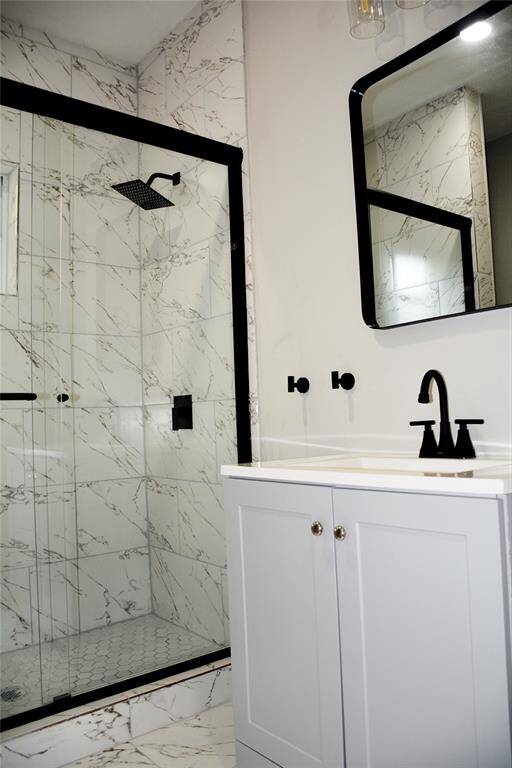 full bathroom reonovated
