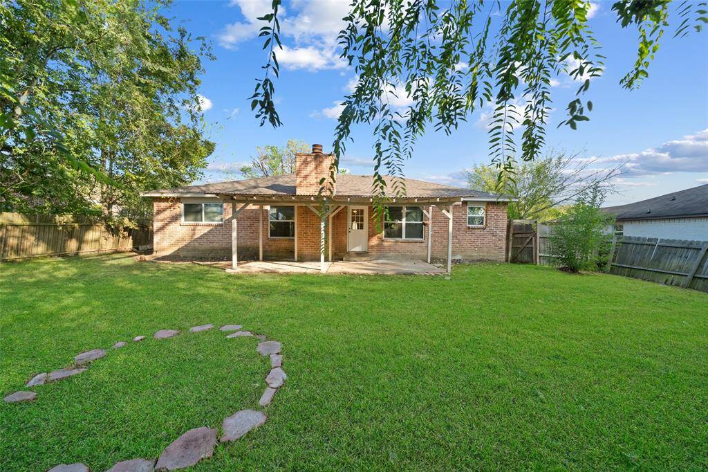 Rear elevation of home.