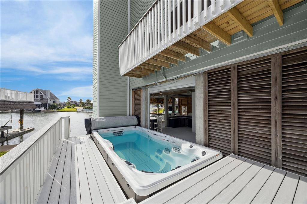 Swim Spa with Lounge Deck
