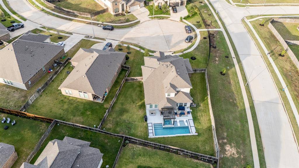 Another aerial view showcasing fabulous outdoor living space!