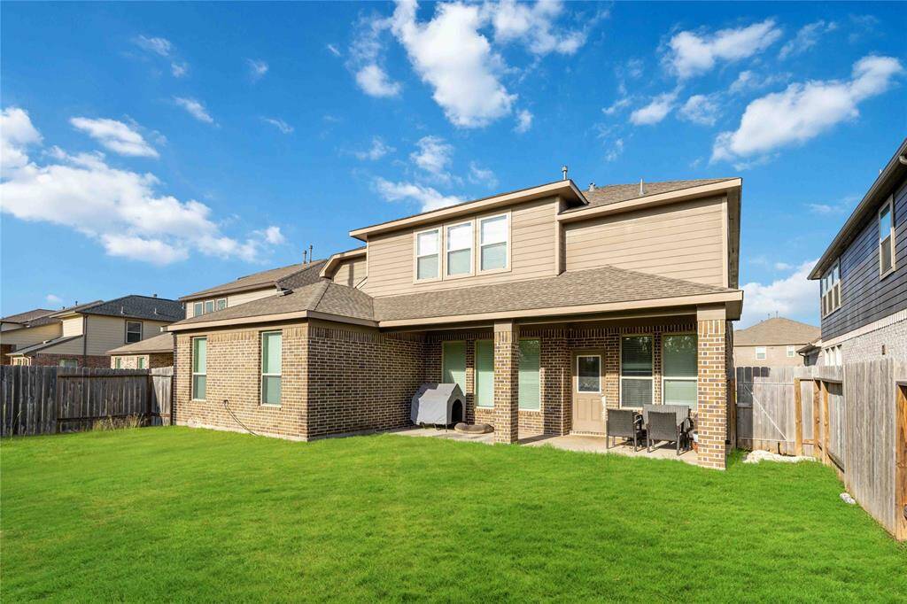 backyard with covered patio