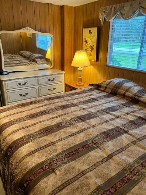 Front bedroom with king sized bed