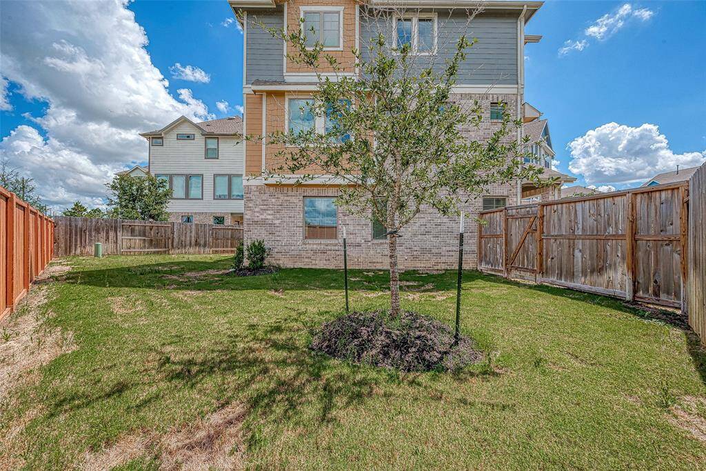 Welcome to this contemporary 3-story home in the master-planned community of Elyson. Featuring 3 spacious bedrooms and 2.5 baths, this home offers modern living at its finest. Enjoy a nice-sized backyard with a covered patio, perfect for outdoor gatherings, and no back neighbors for added privacy. The well-designed layout provides ample space and natural light throughout, making it ideal for both relaxation and entertaining. Experience the perfect blend of style and convenience in this beautiful Elyson home