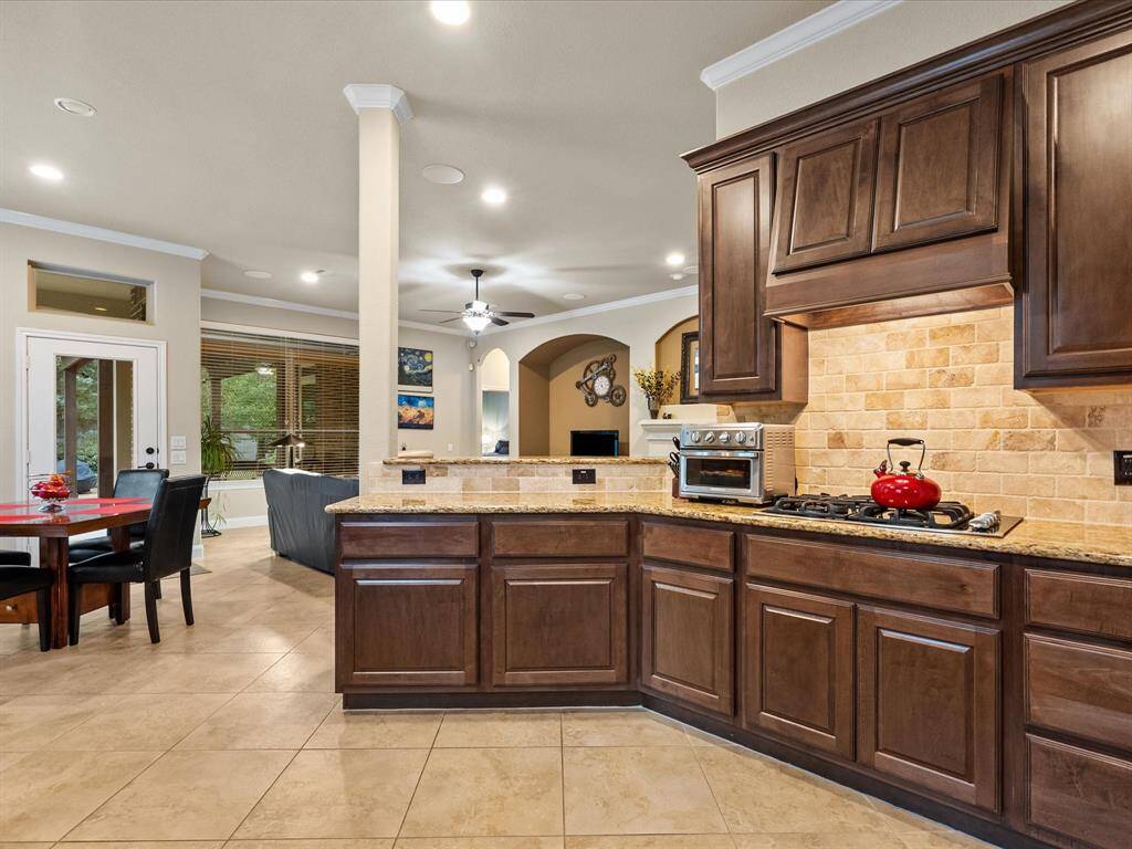 Open to Living Area, Breakfast Area and Views of the Pool