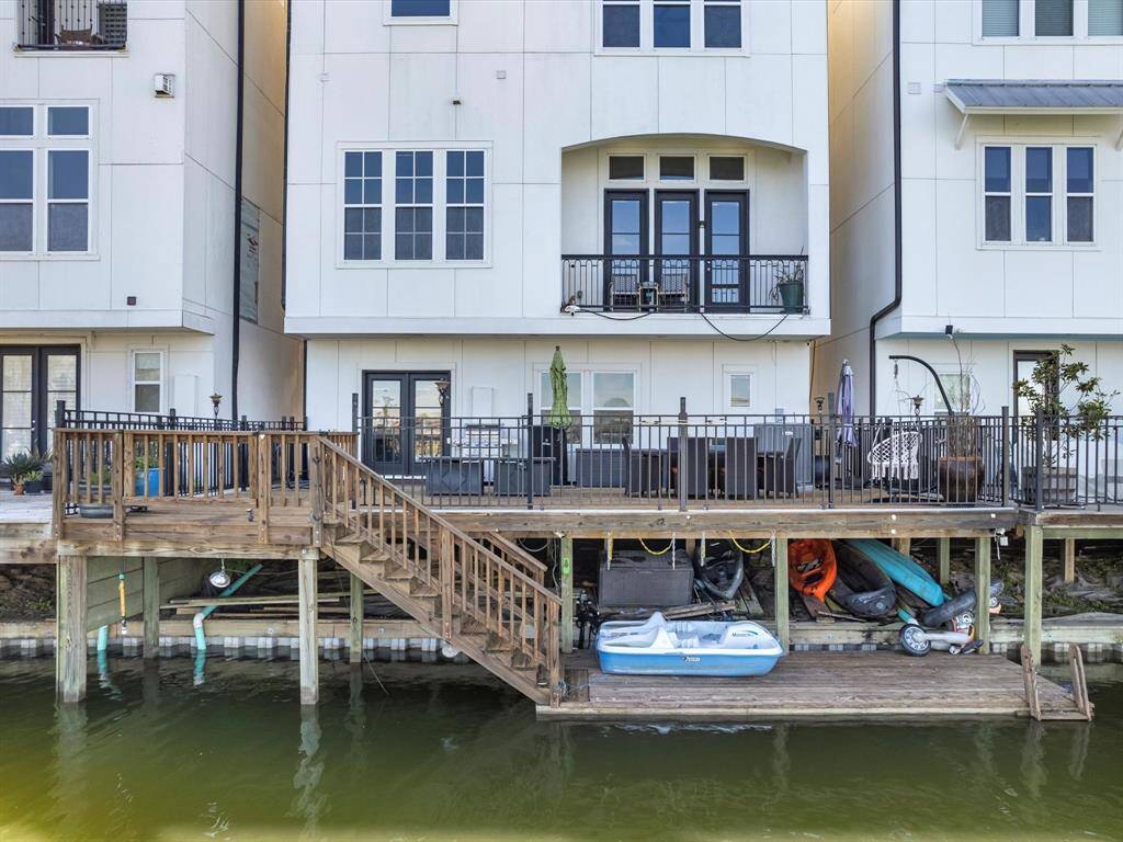 The largest boat deck in the community—perfect for entertaining, swimming, and enjoying water activities in this spring-fed lake.