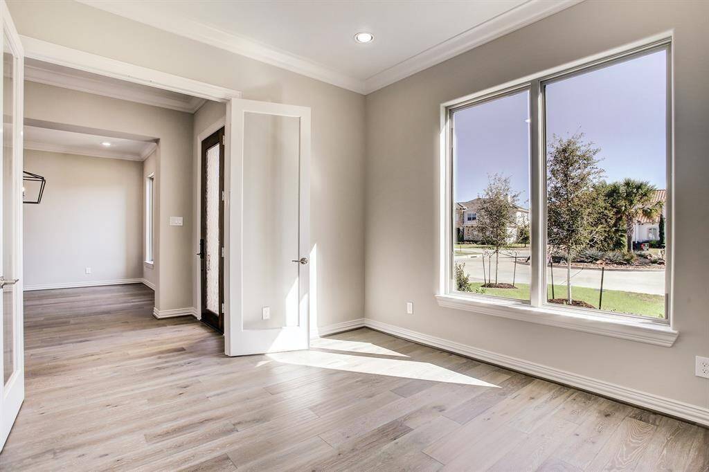 Great views of family room with open ceiling