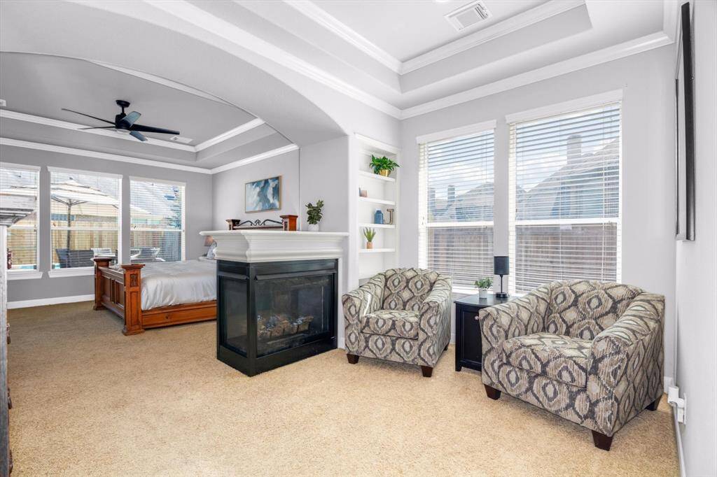 Trey ceilings, built-ins throughout the home