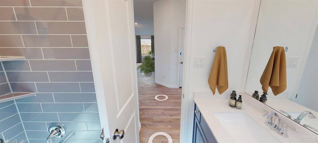Representation of floor plan, not actual home