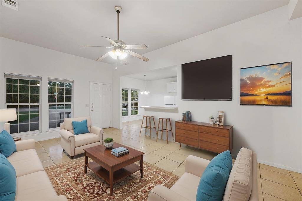 Living Room - view 2 - virtually staged