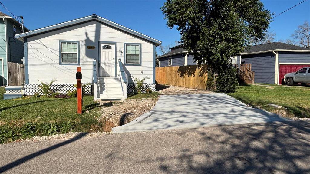 New concrete driveway installed.