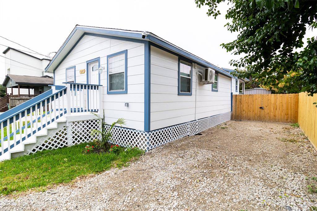 The property is fenced for privacy.