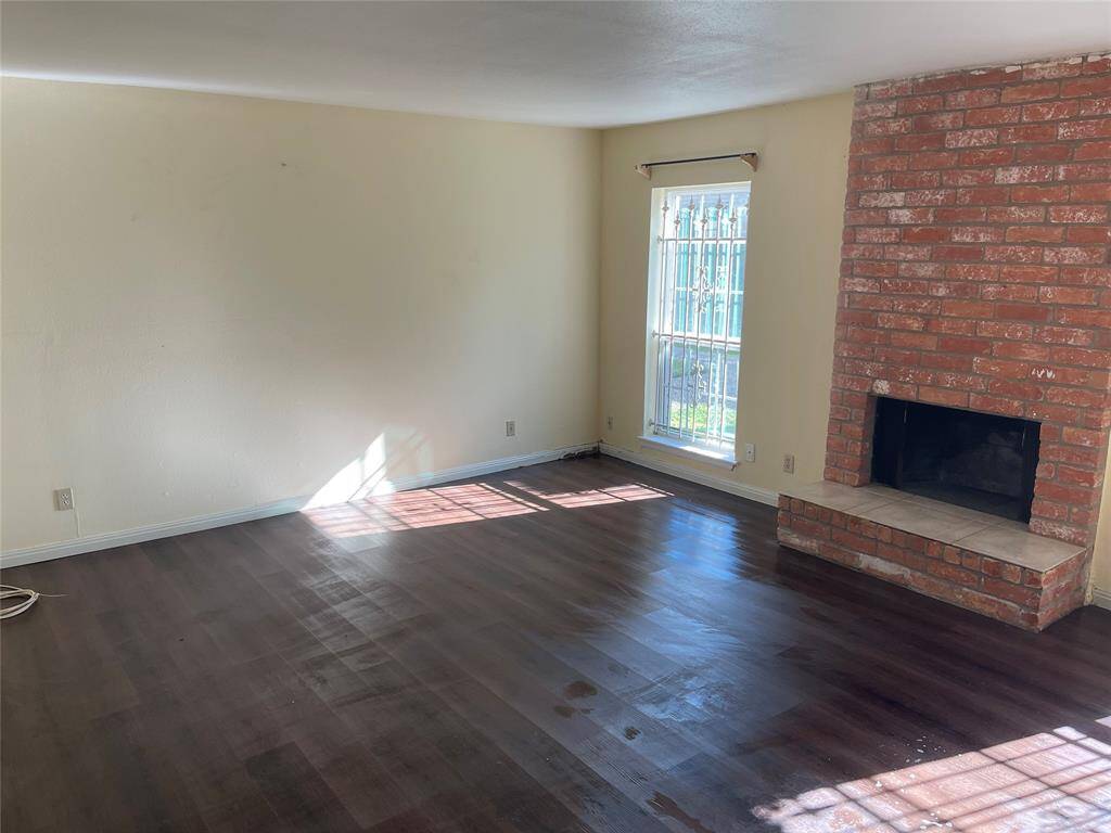 Wood Burning Fireplace in Living Room