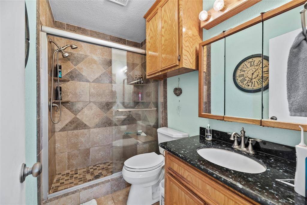 Primary bath with walk-in shower