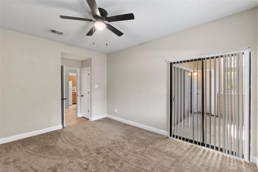 Primary Bedroom with patio/balcony access