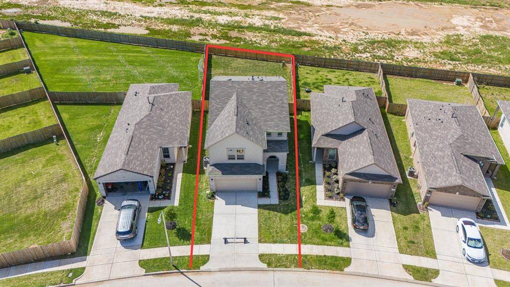 Amazing aerial shot of this gorgeous KB Home home situated on a large lot that has NO BACK NEIGHBORS!