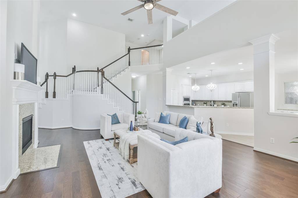 The open plan makes this home perfect for entertaining.