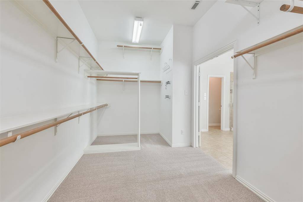 Notice the huge 19’ x 8’ closet.