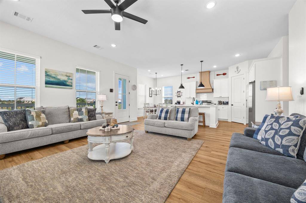 This home sleeps 10 comfortably with so much room in the family room for holiday parties.