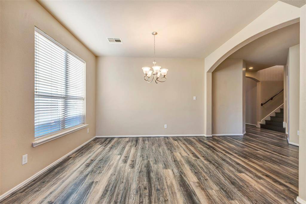 The dining area is nice and open lending itself to other uses such as a library area, extra sitting area, music room, or whatever best fits your lifestyle.