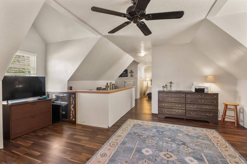 A view of "loft" area upstairs that can be used as you see fit.
