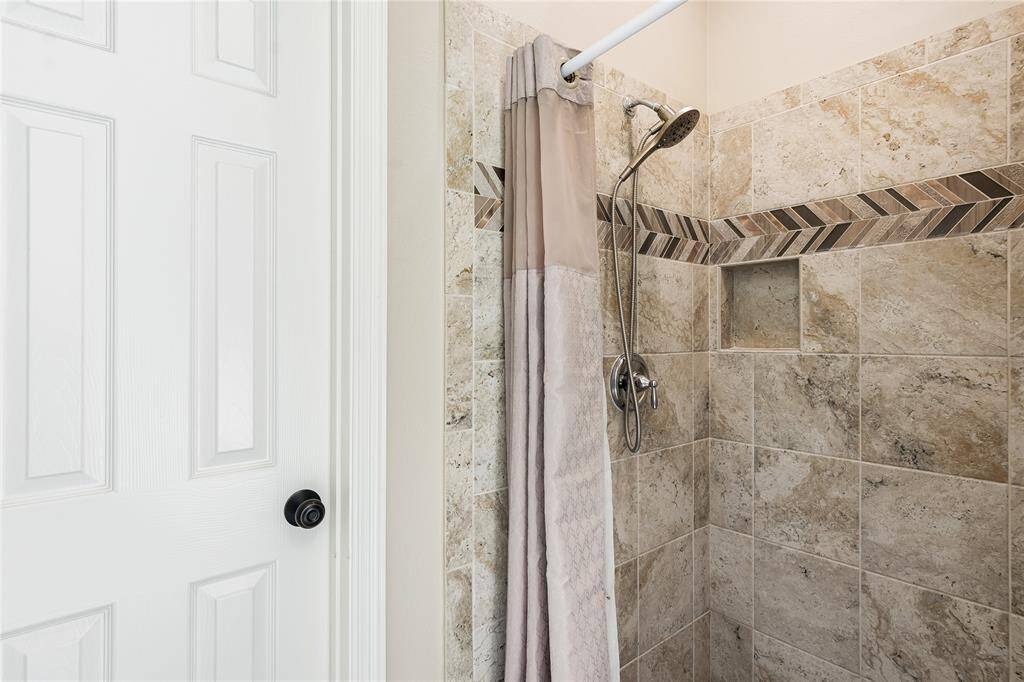 Primary shower.